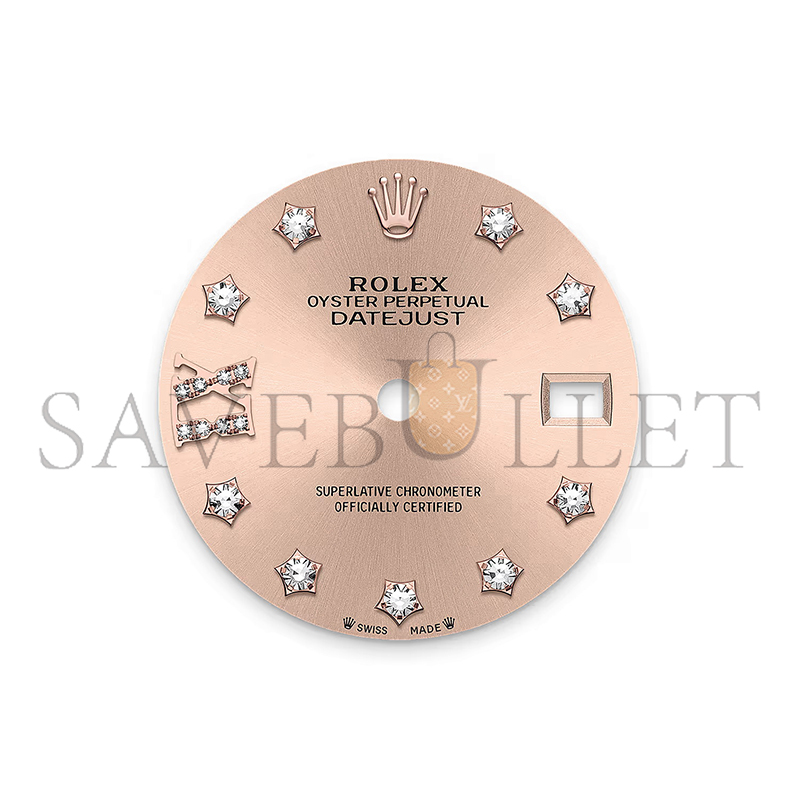 ROLEX LADY-DATEJUST OYSTER, 28 MM, OYSTERSTEEL, EVEROSE GOLD AND DIAMONDS 279381RBR